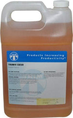Master Fluid Solutions - Trim E850, 1 Gal Bottle Cutting & Grinding Fluid - Water Soluble, For Cutting, Grinding - Apex Tool & Supply