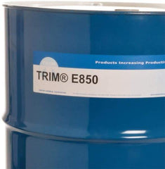 Master Fluid Solutions - Trim E850, 54 Gal Drum Cutting & Grinding Fluid - Water Soluble, For Cutting, Grinding - Apex Tool & Supply