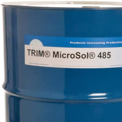 Master Fluid Solutions - Trim MicroSol 485, 54 Gal Drum Cutting & Grinding Fluid - Semisynthetic, For Machining - Apex Tool & Supply