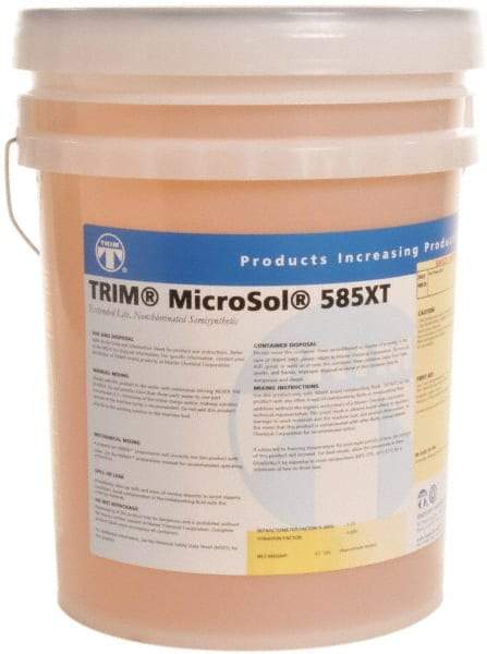 Master Fluid Solutions - 1 Gal & 5 Gal Bottle/Pail Cutting Fluid - Semisynthetic - Apex Tool & Supply