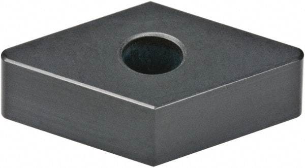 Kennametal - DNMA332 S0820 Grade KB1340 PCBN Turning Insert - Uncoated, 55° Diamond, 3/8" Inscr Circle, 3/16" Thick, 1/32" Corner Radius - Apex Tool & Supply