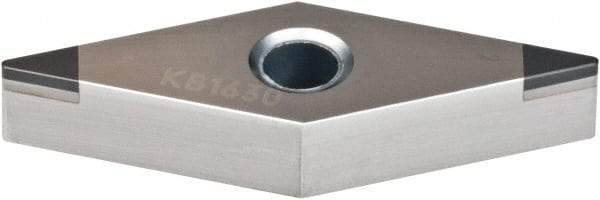 Kennametal - CNGA433 S0420MT Grade KB5630 PCBN Turning Insert - AlTiN Finish, 80° Diamond, 1/2" Inscr Circle, 3/16" Thick, 3/64" Corner Radius - Apex Tool & Supply