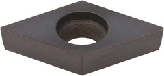 Kennametal - DCGW32.52 S0415MT Grade KB1345 PCBN Turning Insert - Uncoated, 55° Diamond, 3/8" Inscr Circle, 5/32" Thick, 1/32" Corner Radius - Apex Tool & Supply