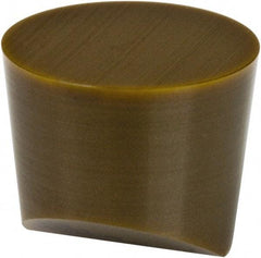 Kennametal - RCGV23E T0420 Grade KYS25 Ceramic Turning Insert - Uncoated, Round, 1/2" Inscr Circle, 5/16" Thick - Apex Tool & Supply