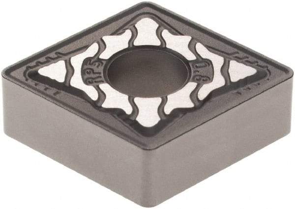 Walter - CNMG432 RP5 Grade WPP10S Carbide Turning Insert - TiCN/Al2O3/TiN Finish, 80° Diamond, 1/2" Inscr Circle, 3/16" Thick, 1/32" Corner Radius - Apex Tool & Supply
