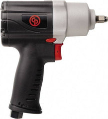 Chicago Pneumatic - 3/8" Drive, 9,400 RPM, 415 Ft/Lb Torque Impact Wrench - Pistol Grip Handle, 1,700 IPM, 20 CFM, 90 psi, 1/4" NPT Inlet - Apex Tool & Supply
