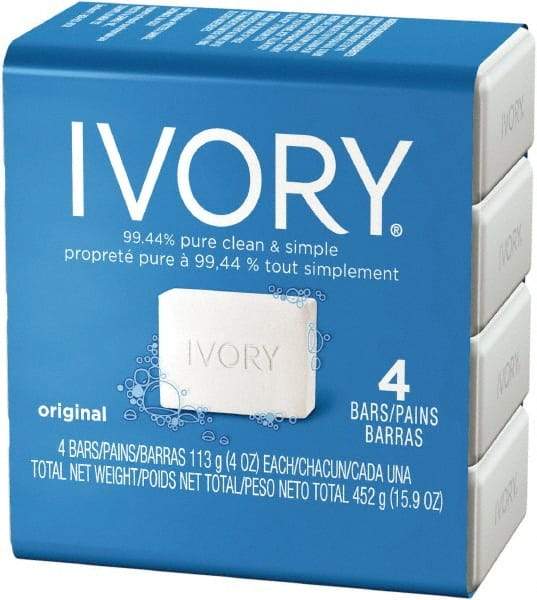 Ivory - 4 oz Box Bar Soap - White, Original Scent - Apex Tool & Supply