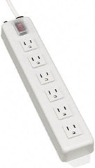 Tripp-Lite - 6 Outlets, 120 VAC15 Amps, 15' Cord, Power Outlet Strip - Keyhole, Tab Mount, 5-15 NEMA Configuration, 13-3/4" Strip - Apex Tool & Supply