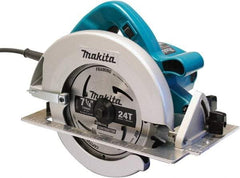 Makita - 15 Amps, 7-1/4" Blade Diam, 5,800 RPM, Electric Circular Saw - 5/8" Arbor Hole, Right Blade - Apex Tool & Supply