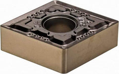 Walter - CNMG431 NMS Grade WSM10 Carbide Turning Insert - TiAlN/Al2O3/ZrCN Finish, 80° Diamond, 1/2" Inscr Circle, 3/16" Thick, 1/64" Corner Radius - Apex Tool & Supply