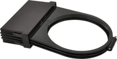 Made in USA - 4" Wide, 2 Magnification Task & Machine Light Shade Mount Magnifier - Black, For Use with Task Light - Apex Tool & Supply