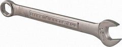 Craftsman Industrial - 15mm 6 Point Combination Wrench - 8" OAL, Steel, Satin Finish - Apex Tool & Supply