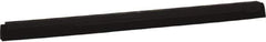Vikan - 28" Foam Rubber Blade Squeegee Refill - Double Edge, Black, Plastic Holder - Apex Tool & Supply