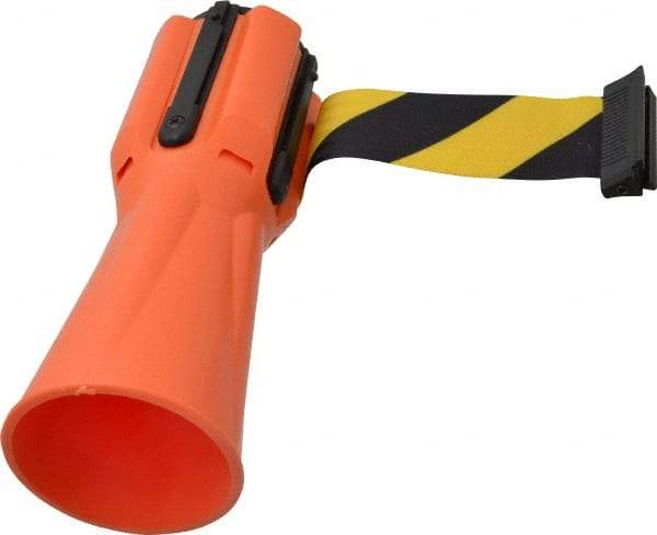 Tensator - 9" High Plastic Tensacone Topper - Orange - Apex Tool & Supply