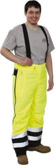 OccuNomix - Size 2XL, Black & Yellow, Rain Pants - 3 Pockets - Apex Tool & Supply