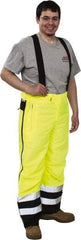 OccuNomix - Size M, Black & Yellow, Rain Pants - 3 Pockets - Apex Tool & Supply