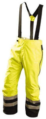 OccuNomix - Size L, Black & Yellow, Rain Pants - 3 Pockets - Apex Tool & Supply