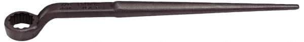 Proto - 1-11/16", 12 Point, Black Finish, Single End, Spud Handle Box Wrench - 22" OAL, 2-15/32" Head Diam, 1-1/8" Head Thickness, GGG-W-636E Federal Spec, Steel - Apex Tool & Supply