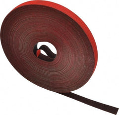 VELCRO Brand - 1/2" Wide x 25 Yd Long Self Fastening Tie/Strap Hook & Loop Roll - Continuous Roll, Red, Printable Surface - Apex Tool & Supply