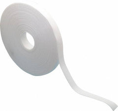 VELCRO Brand - 5/8" Wide x 25 Yd Long Self Fastening Tie/Strap Hook & Loop Roll - Continuous Roll, White, Printable Surface - Apex Tool & Supply