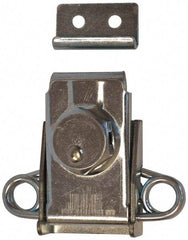 Value Collection - 2.45" Long x 2.51" Wide x 0.81" High, Spring Base Wingless Turn Latch - Stainless Steel, with Stainless Steel Finish - Apex Tool & Supply