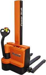 Presto Lifts - 2,200 Lb Capacity, 62" Lift Height, Battery Operated Power Stocker Lift - Apex Tool & Supply