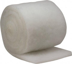 Made in USA - 15' Long x 12" Wide x 1" Thick Polyester Media Air Filter Media Roll - MERV 5, 85% Arrestance Efficiency, 500 FPM Max Air Flow, 0.14" wpg Init Resist, 1" wpg Final Resist, 30% Particle Capture Efficiency, Use with BLC - Apex Tool & Supply