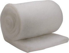 Made in USA - 15' Long x 36" Wide x 1" Thick Polyester Media Air Filter Media Roll - MERV 5, 85% Arrestance Efficiency, 500 FPM Max Air Flow, 0.14" wpg Init Resist, 1" wpg Final Resist, 30% Particle Capture Efficiency, Use with MSA - Apex Tool & Supply