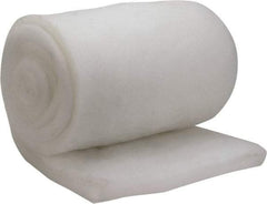 Made in USA - 15' Long x 48" Wide x 1" Thick Polyester Media Air Filter Media Roll - MERV 5, 85% Arrestance Efficiency, 500 FPM Max Air Flow, 0.14" wpg Init Resist, 1" wpg Final Resist, 30% Particle Capture Efficiency, Use with MSA - Apex Tool & Supply