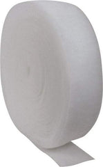 Made in USA - 135' Long x 10" Wide x 1/2" Thick Polyester Media Air Filter Media Roll - MERV 4, 78% Arrestance Efficiency, 500 FPM Max Air Flow, 0.08" wpg Init Resist, 1" wpg Final Resist, 30% Particle Capture Efficiency, Use with MSA - Apex Tool & Supply