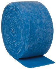 Made in USA - 135' Long x 16" Wide x 1/2" Thick Polyester Media Air Filter Media Roll - MERV 4, 80% Arrestance Efficiency, 500 FPM Max Air Flow, 0.1" wpg Init Resist, 1" wpg Final Resist, 30% Particle Capture Efficiency, Use with Any Unit - Apex Tool & Supply