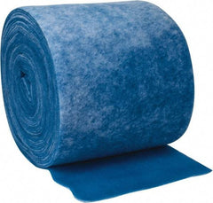 Made in USA - 135' Long x 25" Wide x 1/2" Thick Polyester Media Air Filter Media Roll - MERV 4, 80% Arrestance Efficiency, 500 FPM Max Air Flow, 0.1" wpg Init Resist, 1" wpg Final Resist, 30% Particle Capture Efficiency, Use with Any Unit - Apex Tool & Supply
