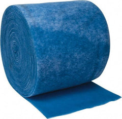 Made in USA - 135' Long x 30" Wide x 1/2" Thick Polyester Media Air Filter Media Roll - MERV 4, 80% Arrestance Efficiency, 500 FPM Max Air Flow, 0.1" wpg Init Resist, 1" wpg Final Resist, 30% Particle Capture Efficiency, Use with Any Unit - Apex Tool & Supply