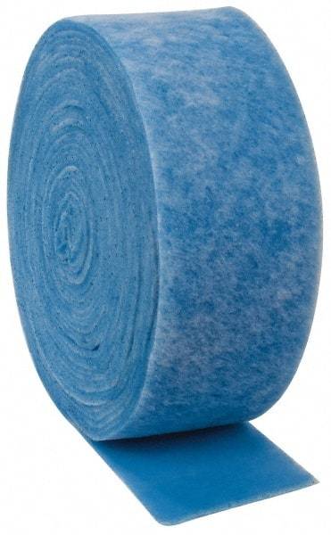 Made in USA - 90' Long x 10" Wide x 1" Thick Polyester Media Air Filter Media Roll - MERV 7, 86% Arrestance Efficiency, 500 FPM Max Air Flow, 0.14" wpg Init Resist, 1" wpg Final Resist, Use with Any Unit - Apex Tool & Supply