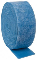 Made in USA - 90' Long x 10" Wide x 1" Thick Polyester Media Air Filter Media Roll - MERV 7, 86% Arrestance Efficiency, 500 FPM Max Air Flow, 0.14" wpg Init Resist, 1" wpg Final Resist, Use with Any Unit - Apex Tool & Supply
