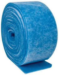 Made in USA - 90' Long x 16" Wide x 1" Thick Polyester Media Air Filter Media Roll - MERV 7, 86% Arrestance Efficiency, 500 FPM Max Air Flow, 0.14" wpg Init Resist, 1" wpg Final Resist, Use with Any Unit - Apex Tool & Supply