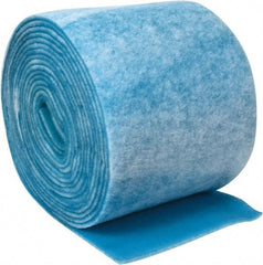 Made in USA - 90' Long x 30" Wide x 1" Thick Polyester Media Air Filter Media Roll - MERV 7, 86% Arrestance Efficiency, 500 FPM Max Air Flow, 0.14" wpg Init Resist, 1" wpg Final Resist, Use with Any Unit - Apex Tool & Supply