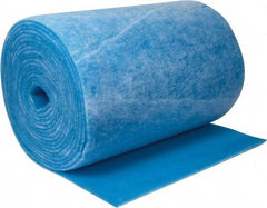 Made in USA - 90' Long x 48" Wide x 1" Thick Polyester Media Air Filter Media Roll - MERV 7, 86% Arrestance Efficiency, 500 FPM Max Air Flow, 0.14" wpg Init Resist, 1" wpg Final Resist, Use with Any Unit - Apex Tool & Supply