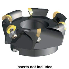 Kennametal - 2" Cut Diam, 0.29" Max Depth, 3/4" Arbor Hole, 3 Inserts, RFCW 53... Insert Style, Indexable Copy Face Mill - KSSR Cutter Style, 31,900 Max RPM, 1-3/4 High, Series KSSR-RPF - Apex Tool & Supply
