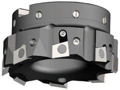 Kennametal - 2 Inserts, 1-1/2" Cut Diam, 1/2" Arbor Diam, 0.394" Max Depth of Cut, Indexable Square-Shoulder Face Mill - 0/90° Lead Angle, 1.57" High, BGHX 15L5... Insert Compatibility, Through Coolant, Series Fix-Perfect - Apex Tool & Supply