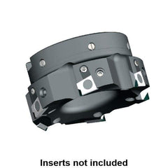 Kennametal - 4 Inserts, 63mm Cut Diam, 22mm Arbor Diam, 9.5mm Max Depth of Cut, Indexable Square-Shoulder Face Mill - 0/90° Lead Angle, 40mm High, BGHX 15L5... Insert Compatibility, Series Fix-Perfect - Apex Tool & Supply