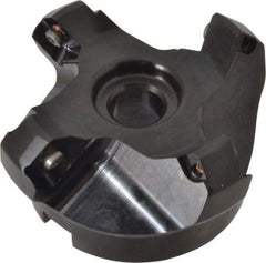 Kennametal - 62.99mm Cut Diam, 1" Arbor Hole, 6.6mm Max Depth of Cut, 45° Indexable Chamfer & Angle Face Mill - 4 Inserts, SEKT 1404... Insert, Right Hand Cut, 4 Flutes, Series KSSM - Apex Tool & Supply