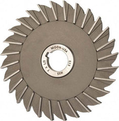 Made in USA - 7" Diam x 1/2" Width of Cut, 28 Teeth, High Speed Steel Side Milling Cutter - Straight Teeth, Uncoated - Apex Tool & Supply
