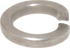 Value Collection - M5, 5.1mm ID, 1.6mm Thick High Collar Split Lock Washer - 18-8 Austenitic Grade A2 Stainless Steel, Uncoated, 5.1mm Min ID, 5.4mm Max ID, 8.8mm Max OD - Apex Tool & Supply