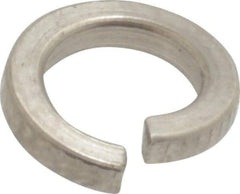 Value Collection - M6, 6.1mm ID, 1.6mm Thick High Collar Split Lock Washer - 18-8 Austenitic Grade A2 Stainless Steel, Uncoated, 6.1mm Min ID, 6.5mm Max ID, 9.9mm Max OD - Apex Tool & Supply