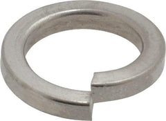 Value Collection - M14, 14.2mm ID, 3mm Thick High Collar Split Lock Washer - 18-8 Austenitic Grade A2 Stainless Steel, Uncoated, 14.2mm Min ID, 14.7mm Max ID, 21.1mm Max OD - Apex Tool & Supply