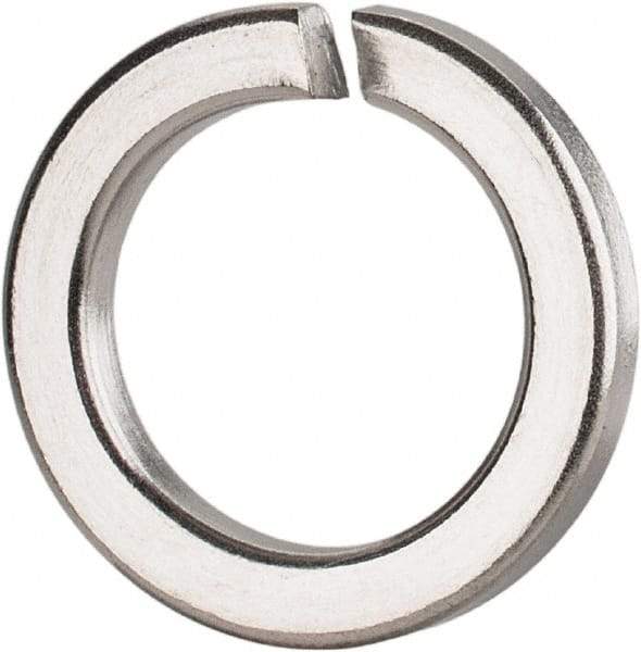 Value Collection - M20, 20.2mm ID, 4.5mm Thick High Collar Split Lock Washer - 18-8 Austenitic Grade A2 Stainless Steel, Uncoated, 20.2mm Min ID, 21.2mm Max ID, 30.6mm Max OD - Apex Tool & Supply