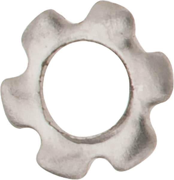 Value Collection - M2 Screw, 2.2mm ID, Stainless Steel External Tooth Lock Washer - 4.5mm OD, Uncoated, Grade 18-8 & Austenitic A2 - Apex Tool & Supply