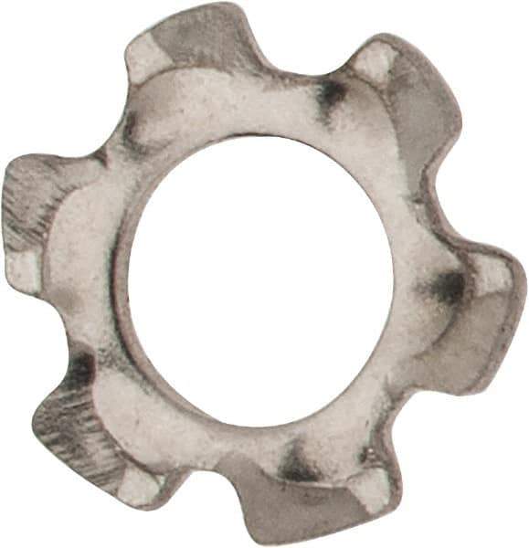 Value Collection - M2.5 Screw, 2.7mm ID, Stainless Steel External Tooth Lock Washer - 5.5mm OD, Uncoated, Grade 18-8 & Austenitic A2 - Apex Tool & Supply