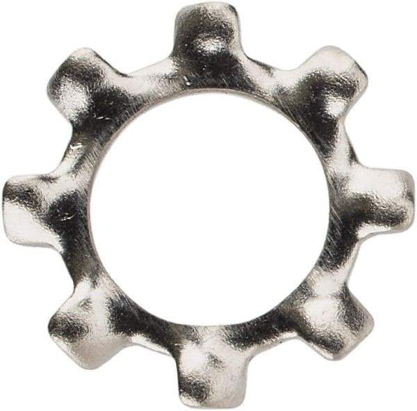 Value Collection - M5 Screw, 5.3mm ID, Stainless Steel External Tooth Lock Washer - 10mm OD, Uncoated, Grade 18-8 & Austenitic A2 - Apex Tool & Supply